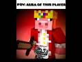 POV: AURA OF THIS PLAYER 💀 #shorts #technoblade #minecraft