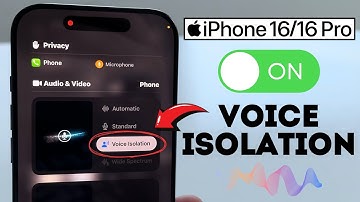 How To Turn On Voice Isolation iPhone 16/16 Pro/16 Pro Max