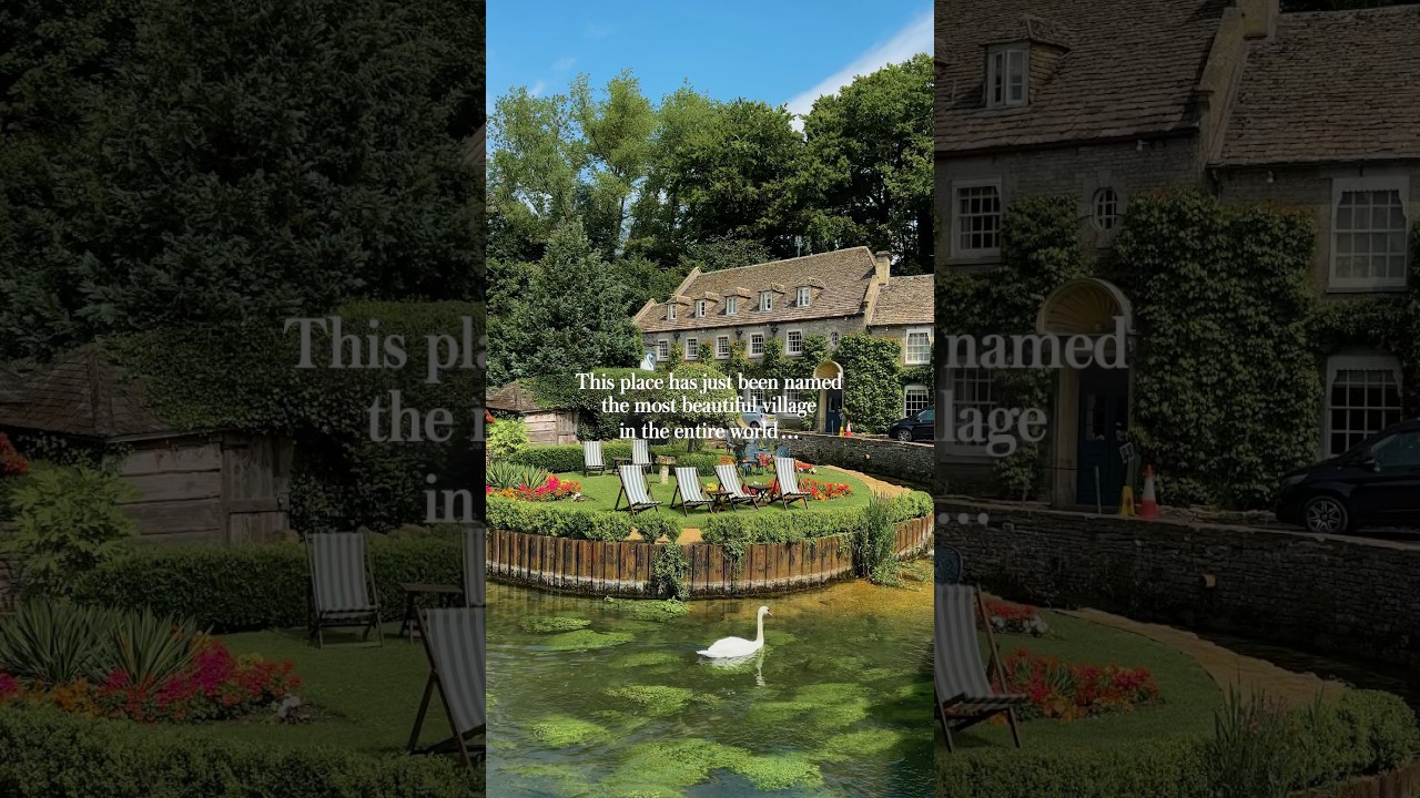 Bibury in the Cotswolds - named the most beautiful village in the world 