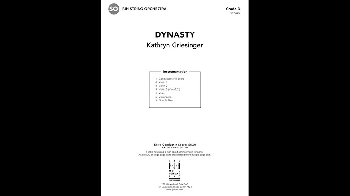 Dynasty | String Orchestra | Grade 3