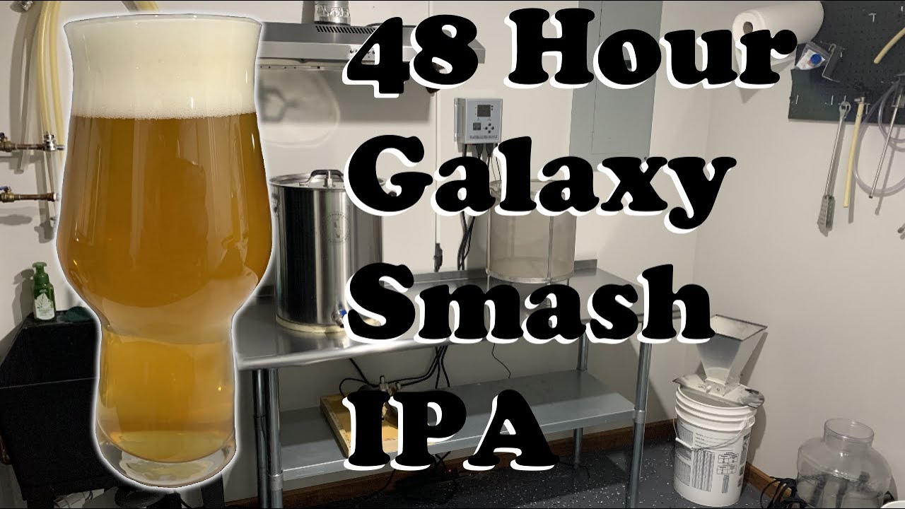 Brewing a Galaxy SMASH IPA with Kviek on Clawhammer BIAB Grain to