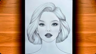 Master in GIRL FACE DRAWING with Only One Pencil