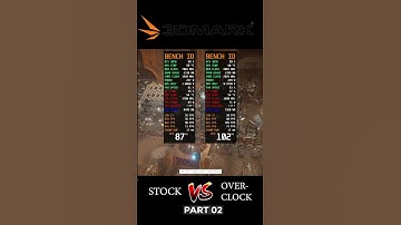 Stock VS Overclock 3DMark Part 2 #shorts