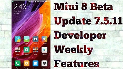 Miui 8 Update 7.5.11 Beta Developer Weekly Features | Hindi