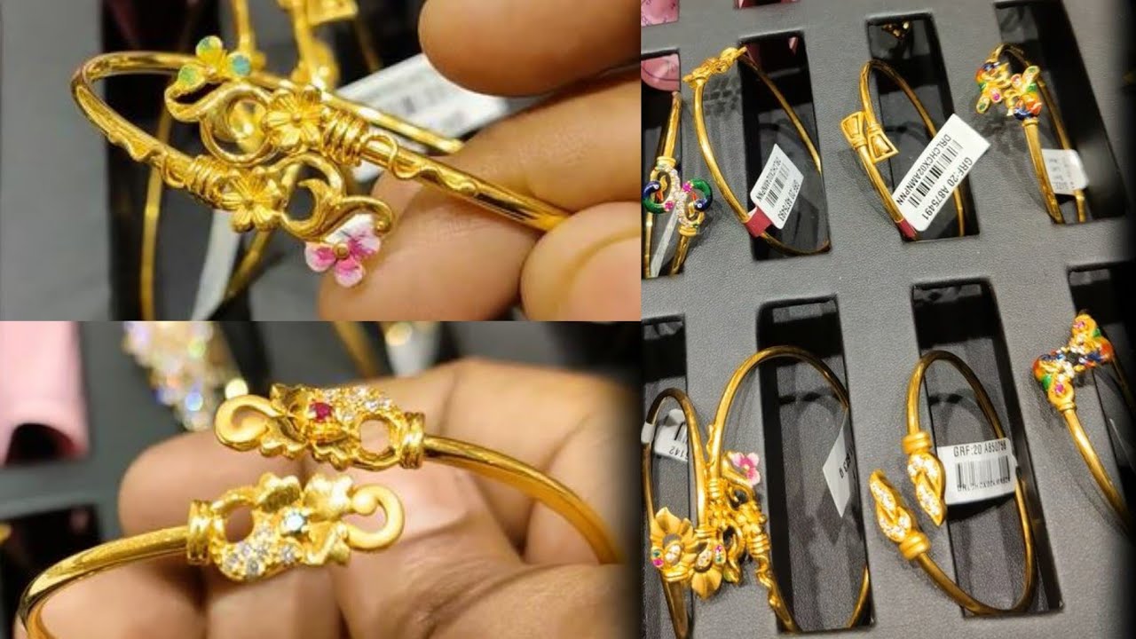 Buy Alluring Cubic Pattern Gold Bracelet |GRT Jewellers