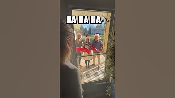 If people went Christmas caroling in a rush.