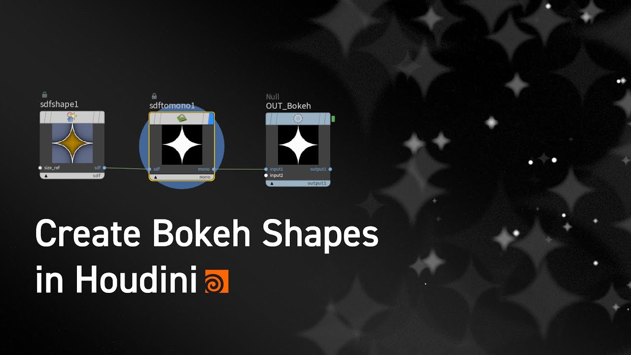 How to create custom Bokeh shapes in Houdini