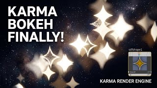Make Bokeh Shapes in Karma Render Engine
