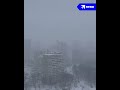 Снег и метель в Москве