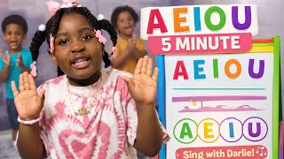AEIOU – Sing and learn vowels with Darlie #learn #vowels #kids 