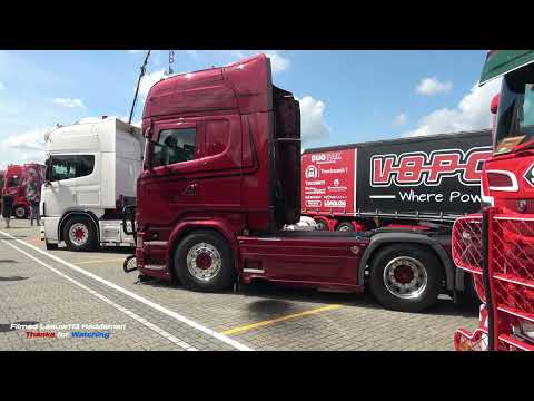 SCANIA V8'S Sounds & Black Smoke open pipes Sound | THE MOVIE