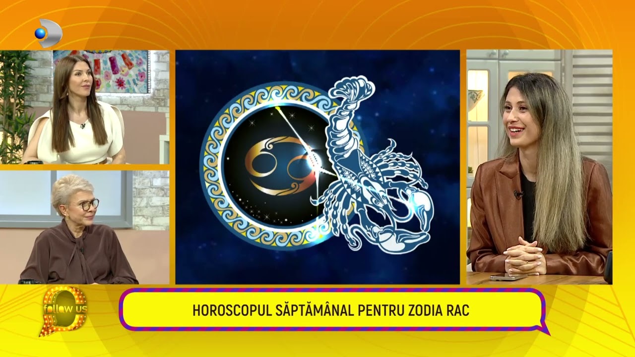Follow us! - Astrolog Andreea Dinca: horoscopul saptamanii pentru toate zodiile!