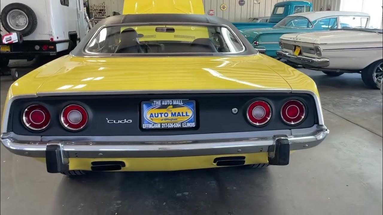 1973 Plymouth Cuda Used Car Effingham, IL The Automall of Effingham
