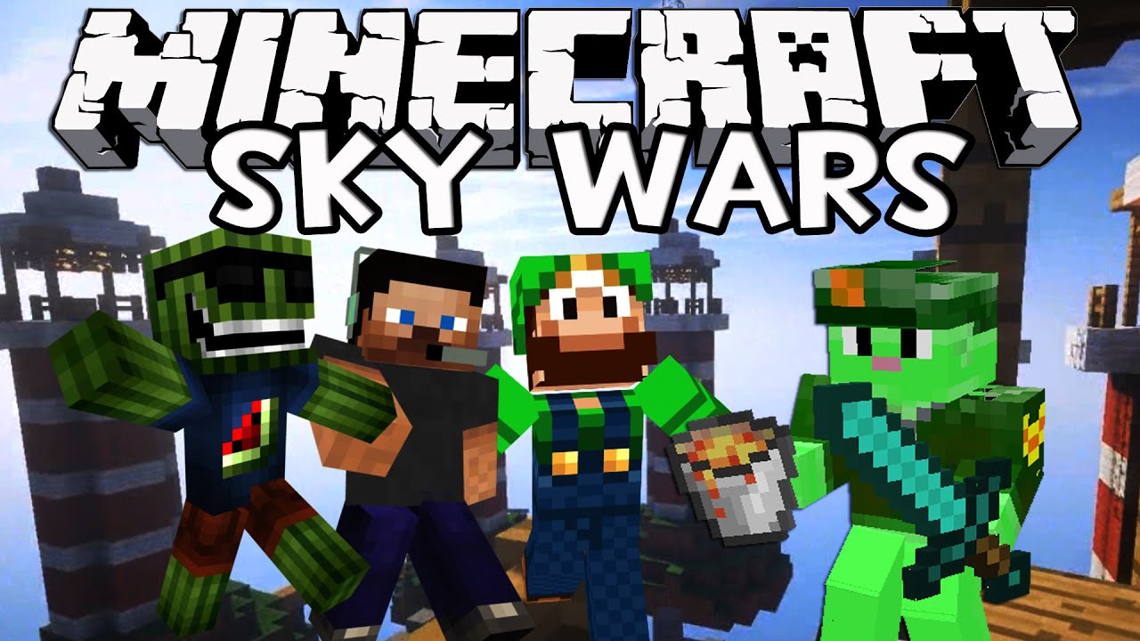 Minecraft: Sky Wars con IncrossMX - PROBANDO SHADERS Y MUCHOS SUBS!