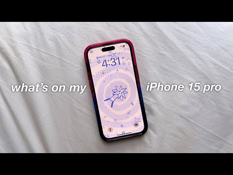 WHATS ON MY IPHONE 15 PRO 2024 
