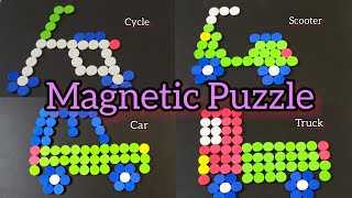 Magnetic Puzzle Circles | Puzzle Games | Unboxing | Toddlers Fun | Games for kids