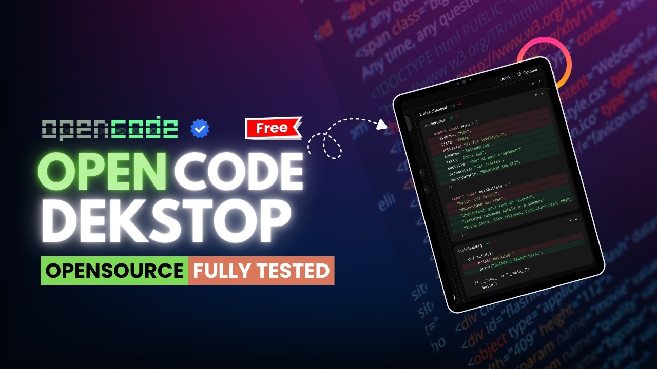 OpenCode Desktop App — 75+ Providers, Parallel Sessions, File Browser & More