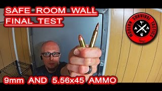 Safe Room Building Project PART 2 / 9mm & 5.56 AMMO BONUS TEST