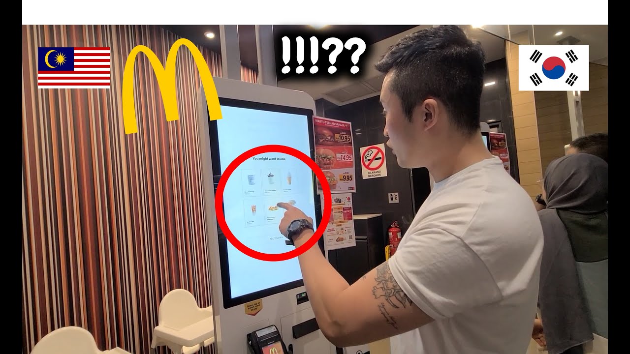 This Korean got shocked at McDonald's Malaysia!!