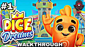 Dice Dreams - Gameplay Walkthrough #1 - Level 1 (Android / iOS)