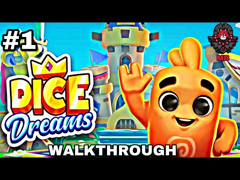 Dice Dreams - Gameplay Walkthrough #1 - Level 1 (Android / iOS)