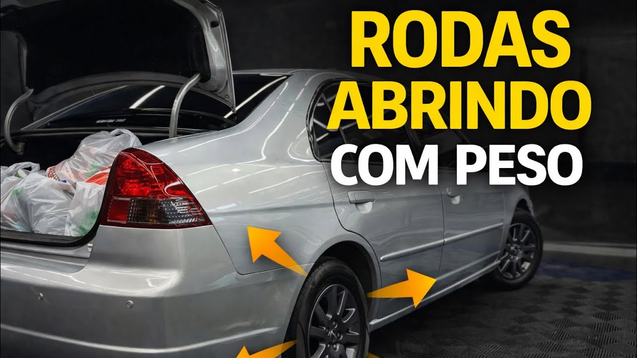 SUSPENSÃO CEDENDO E RODAS ABRINDO COM PESO? CIVIC G7 - MAIS UMA DICS