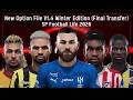 New Option File V1.4 Winter Edition (Final Transfer) - SP Football Life 2026