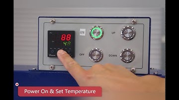 Flatbed Applicator with tilted table | Application Table | Flat Applicator | Easty EBU-1640