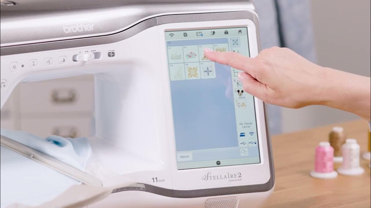 Brother Stellaire XE2 & XJ2 precision placement with twopoint