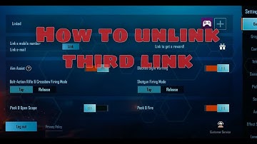 How to unlink or remove third link from pubg? solution is here.... 😍😍#pubg