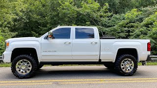 Leveled 2016 Duramax Denali on Mud Grapplers! (Tow Rig)