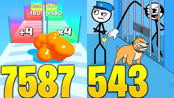 Tall man run VS Thief Puzzle - All Levels SpeedRun Gameplay