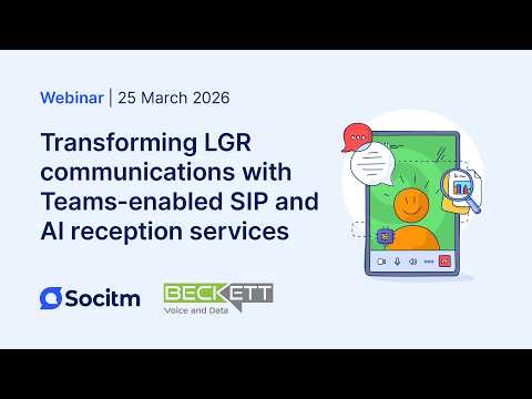Transforming LGR communications with Teams‑enabled SIP and AI reception services - Beckett-Tele
