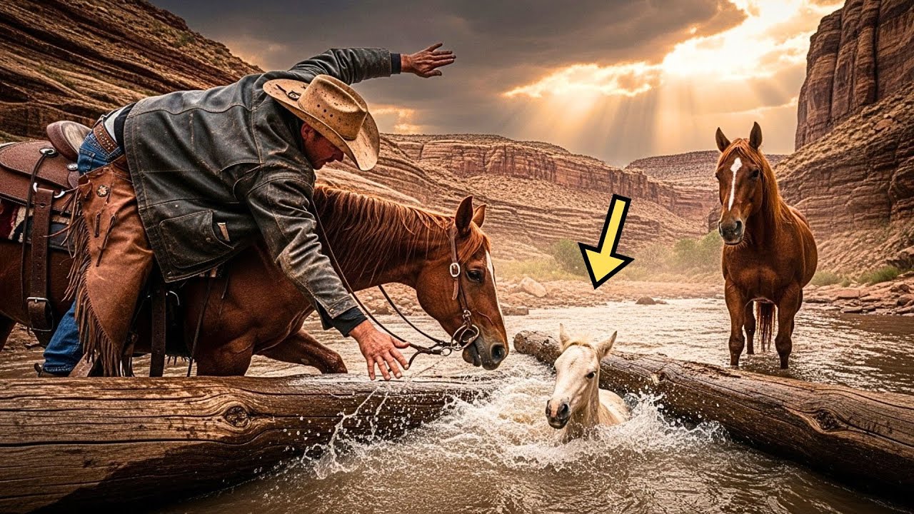 "Save My Baby!" —Wild Mare Begged. Cowboy and His Horse Risked Everything to Rescue the Trapped Foal
