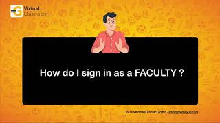 How do I sign in as a faculty in GVC Website? screenshot 3