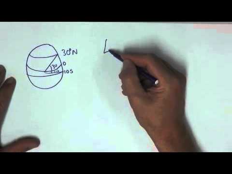 Trigonometry   Latitude and Longitude