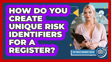 How Do You Create Unique Risk Identifiers for a Register?