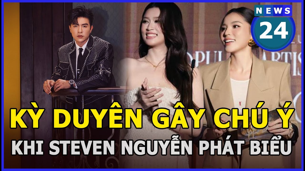 Kỳ Duyên gây chú ý với thái độ khi Steven Nguyễn phát biểu | News24h