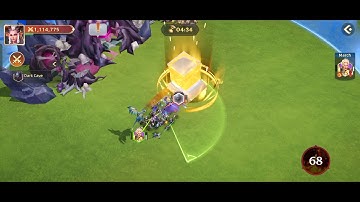 how to beat caves in BATTLE OF ASCALON with full artifacts and mix tier 1 2 and 3 troops