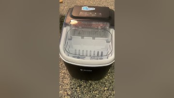 ecozy Portable Countertop Ice Maker   9 Ice Cubes in 6 Minutes, 26 lbs Daily Output Review