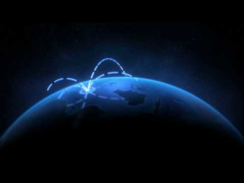 global network background animation