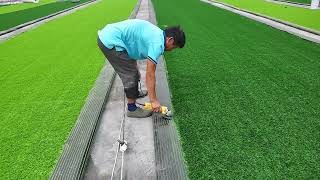 How To Spread Infills Of Artificial Grass Without Equipments? Diy Your Artificial Grass Field