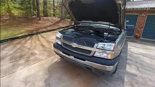 Adjusting the Low/High Beam Lights on my 2003 Chevy Silverado Cat-Eye truck with "New" Headlights!