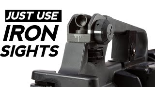Shooting Iron Sights in 2026: Everyone should be doing this. 