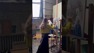 Painting Process – to  Final 🤩.artist voskresenskayamaria volkova #artlovers #art #painting #shorts