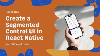 🔥 Create Segmented Control in React Native with JUST 3 Lines of Code! | Expo Tutorial 2025