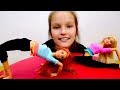 Игры для девочек. Школа гимнастики Барби. Что умеет новенькая? Видео про куклы