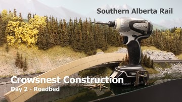 2021 Layout Construction Day 2 - Southern Alberta Rail