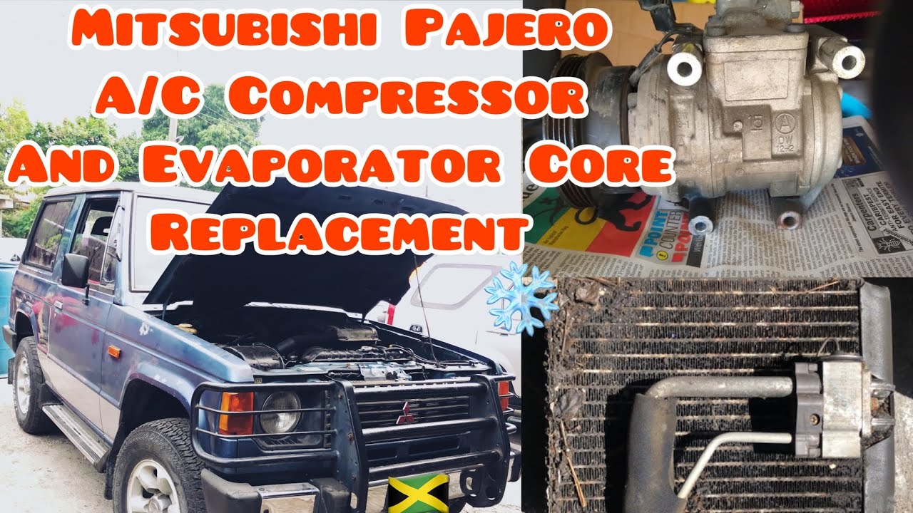 How to Remove and Replace a 1990 1996 Mitsubishi Pajero A/C Compressor