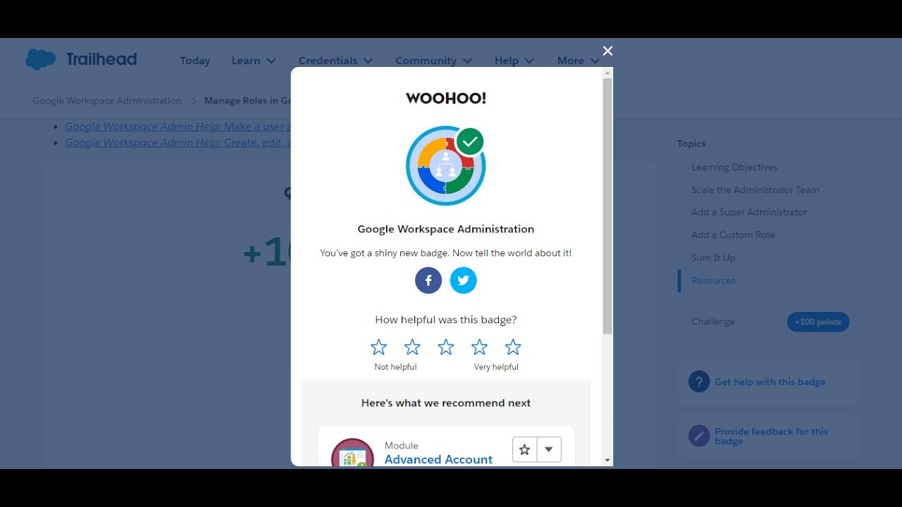 Google workspace administration in salesforce trailhead youtube